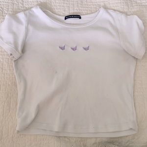 White brady Melville butterfly top